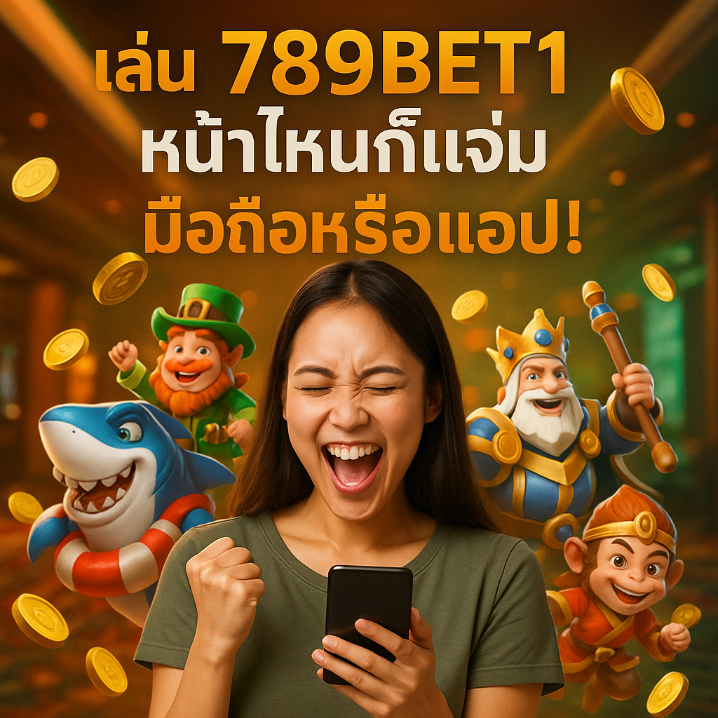 เล่น 789BET1 หน้าไหนก็แจ่ม มือถือหรือแอป!