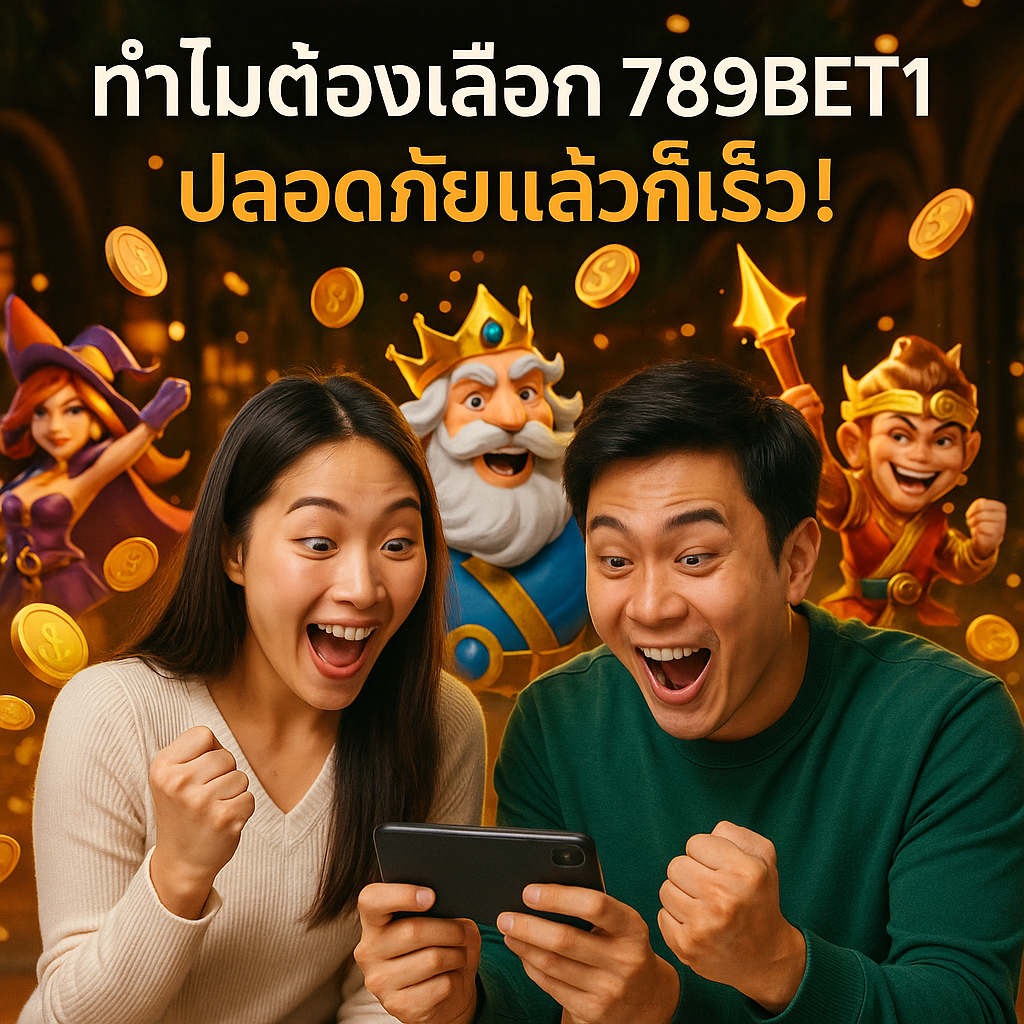 ทำไมต้องเลือก 789BET1 ปลอดภัยแล้วก็เร็ว!