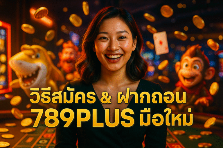 วิธีสมัคร & ฝากถอน 789PLUS สำหรับมือใหม่