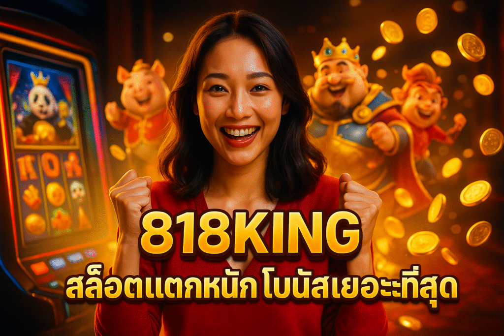 818KING สล็อตแตกหนัก โบนัสเยอะที่สุด
