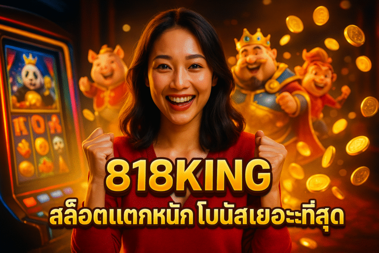 818KING สล็อตแตกหนัก โบนัสเยอะที่สุด